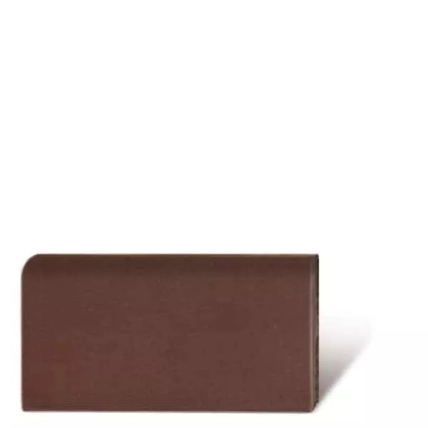 VIA Zementmosaiksockel 34w -  20 x 12 x 1,6 cm - Unifarbe rotbraun