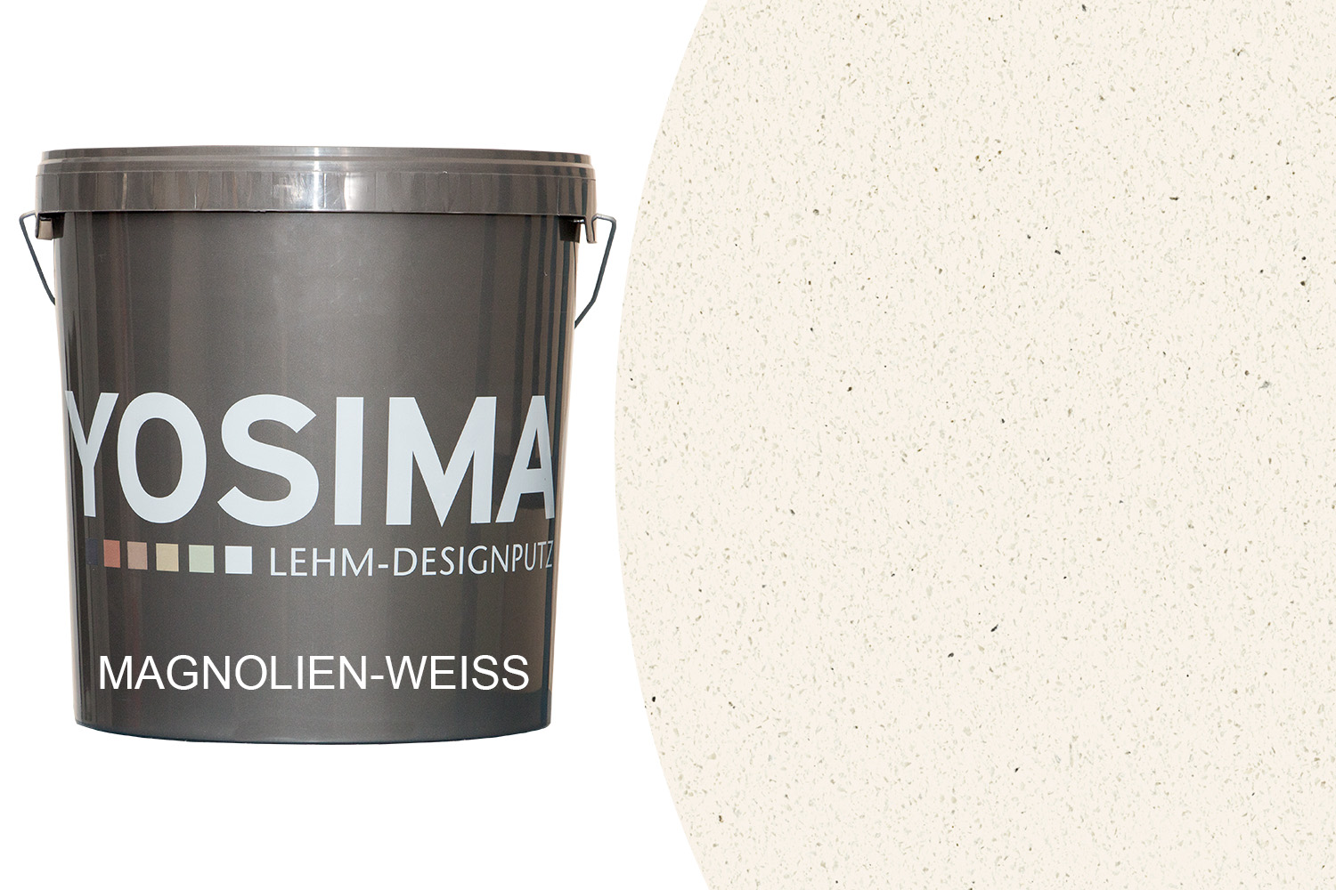 Claytec Yosima Lehm-Designputz Magnolien-Weiss