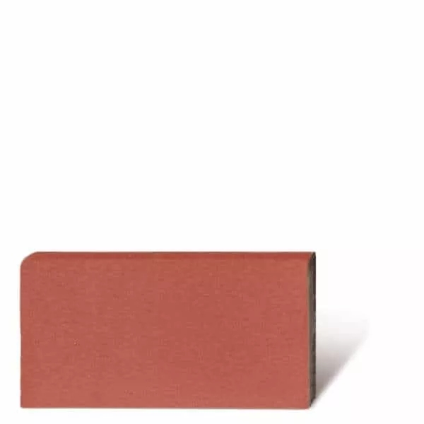 VIA Zementmosaiksockel 32w - 20 x 12 x 1,6 cm - Unifarbe rot