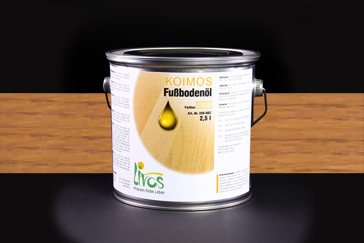 Livos KOIMOS Fußbodenöl Nr. 208 Kirsche Hell