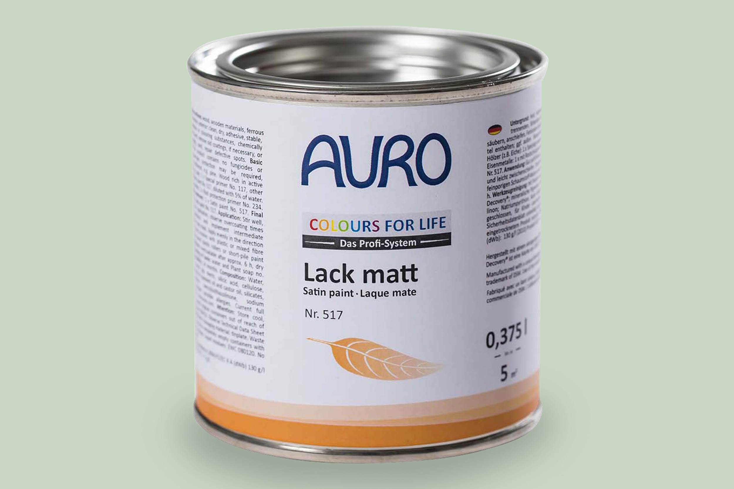 Auro Colours For Life Lack matt 517 - K65.5 mint chocolate