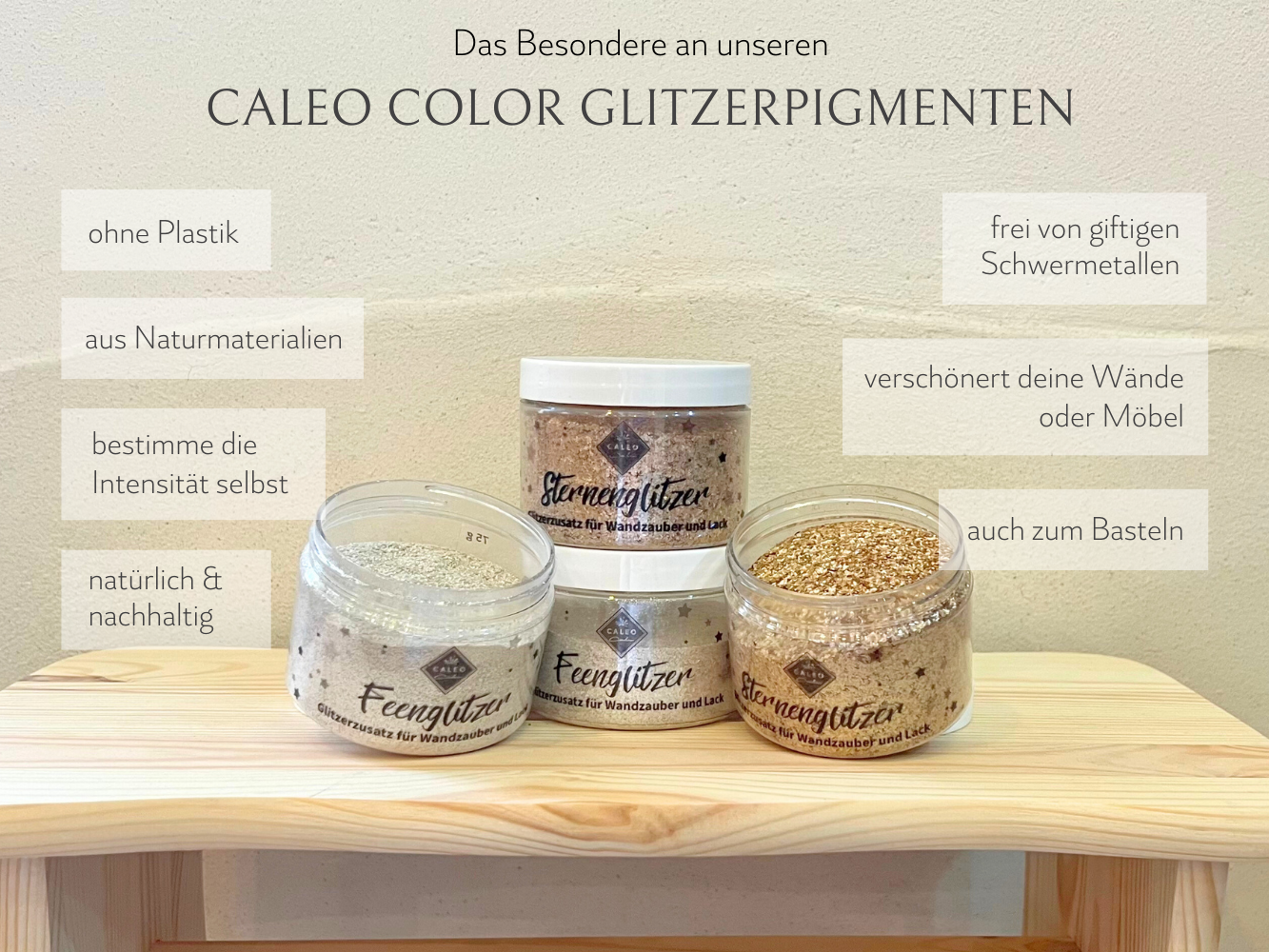 Caleo Color Feenglitzer silber