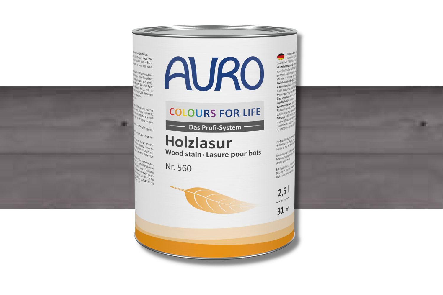 Auro Colours For Life Holzlasur Nr. 560 Metallic