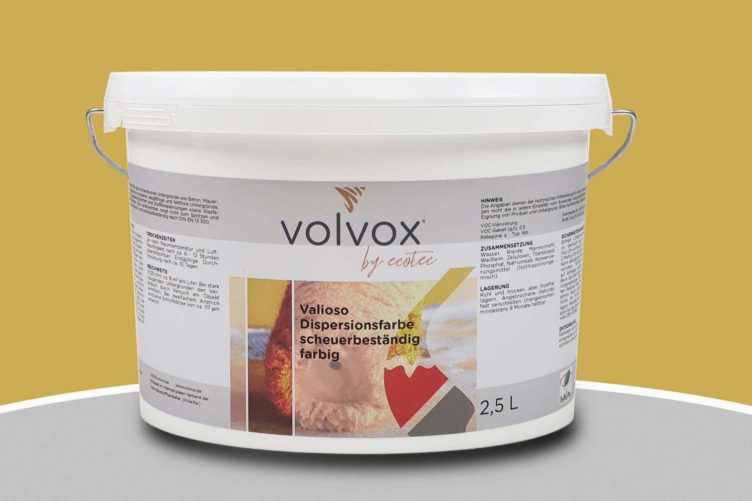 Volvox Valioso Dispersionsfarbe 310 Granola