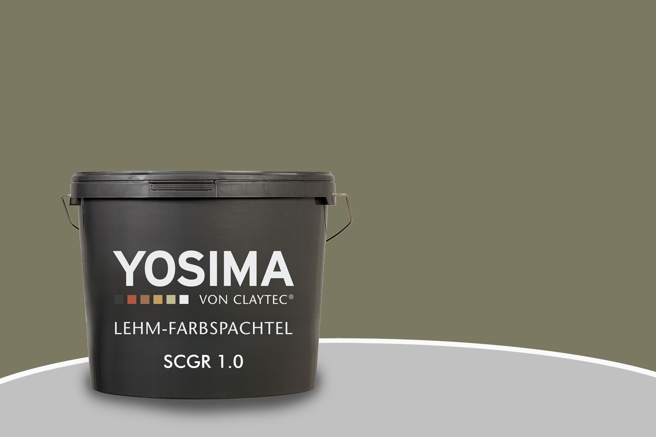 Claytec Yosima Lehm-Farbspachtel SCGR 1.0