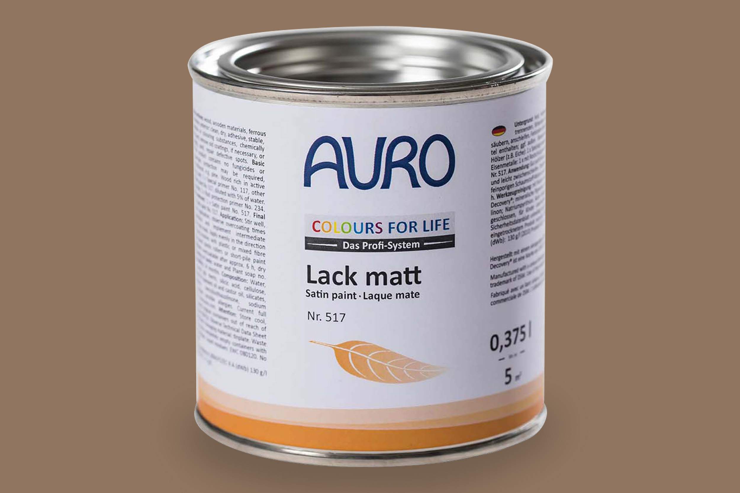 Auro Colours For Life Lack matt 517 - beige brown 05