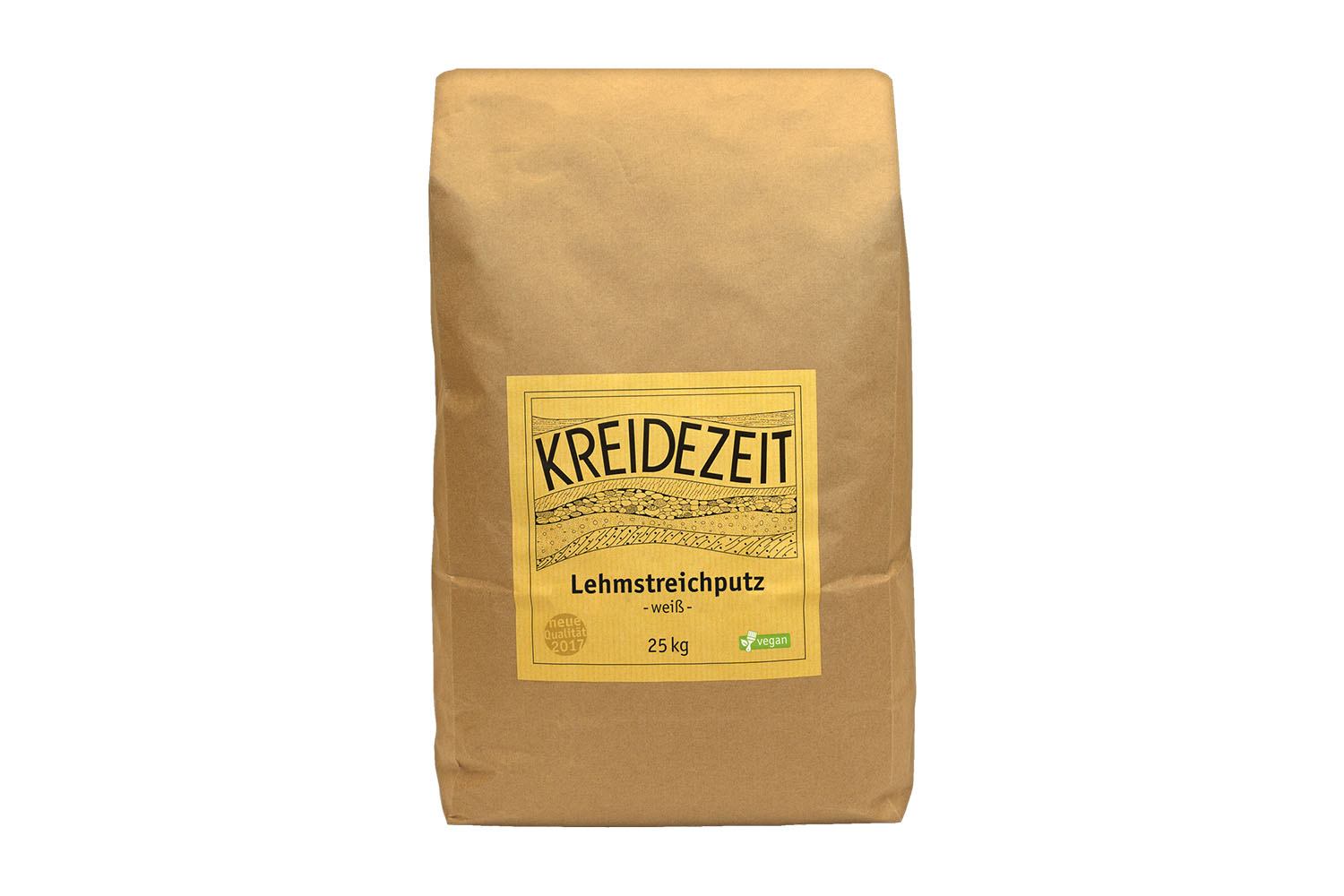 Kreidezeit Lehmstreichputz weiß