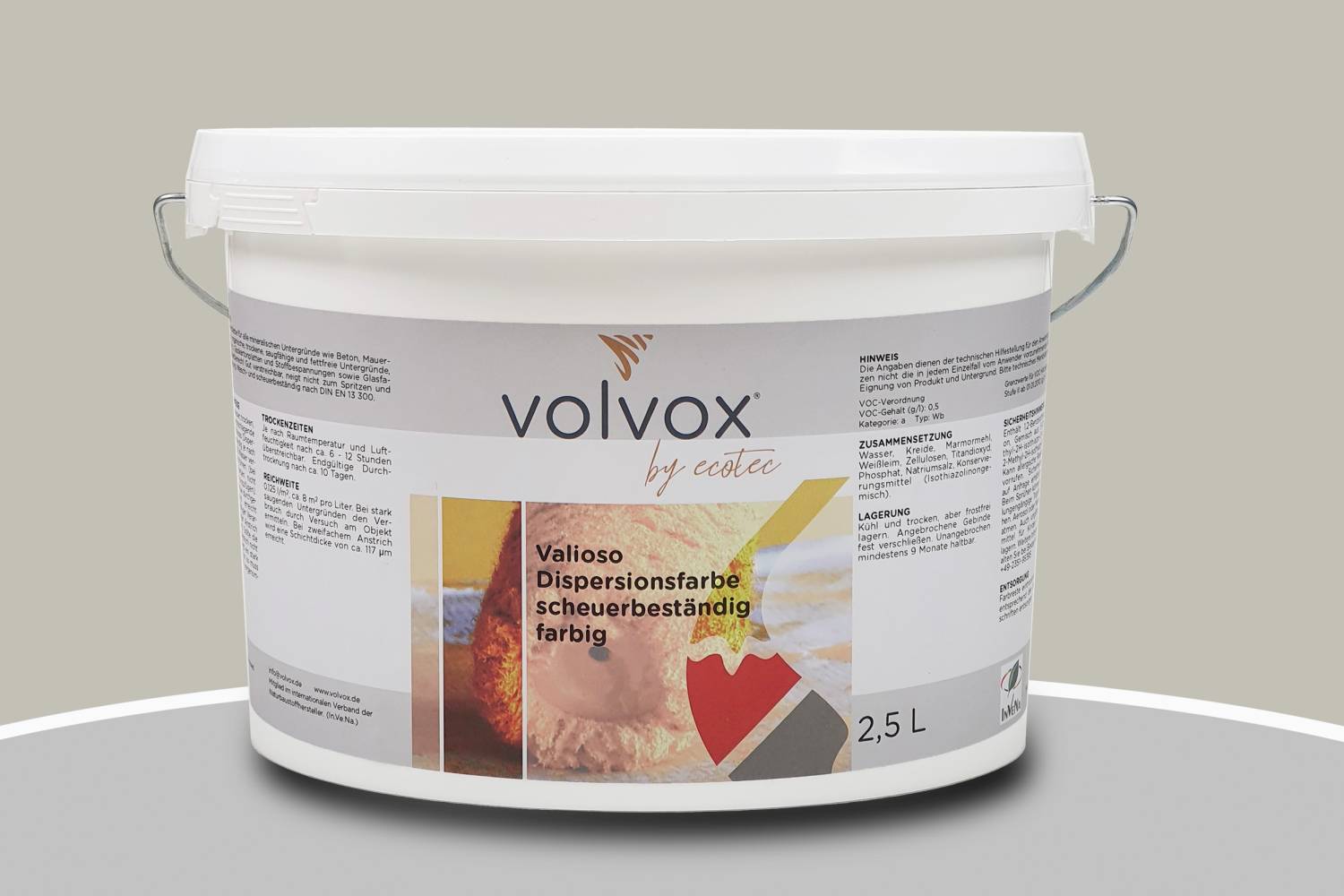 Volvox Valioso Dispersionsfarbe 301 Delphin