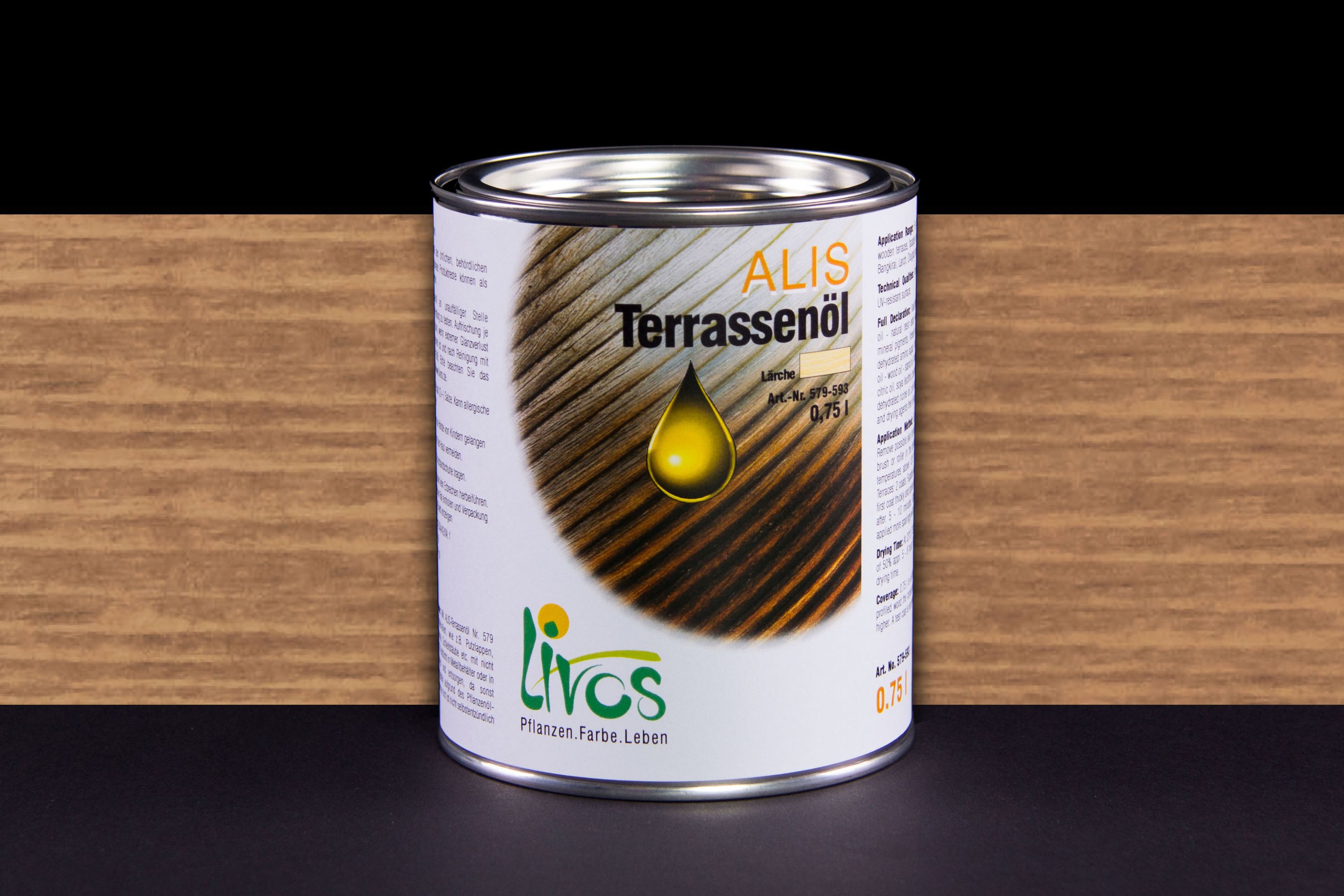 Livos ALIS Terrassenöl Nr. 579 Tabak