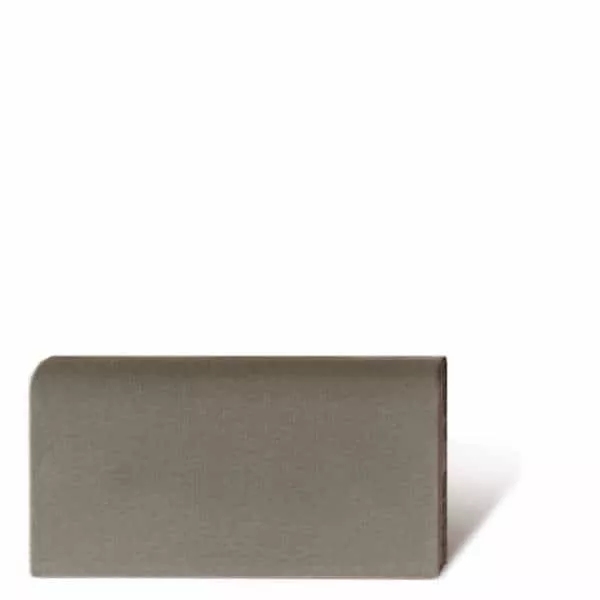VIA Zementmosaiksockel 58w -  20 x 12 x 1,6 cm - Unifarbe kiesel