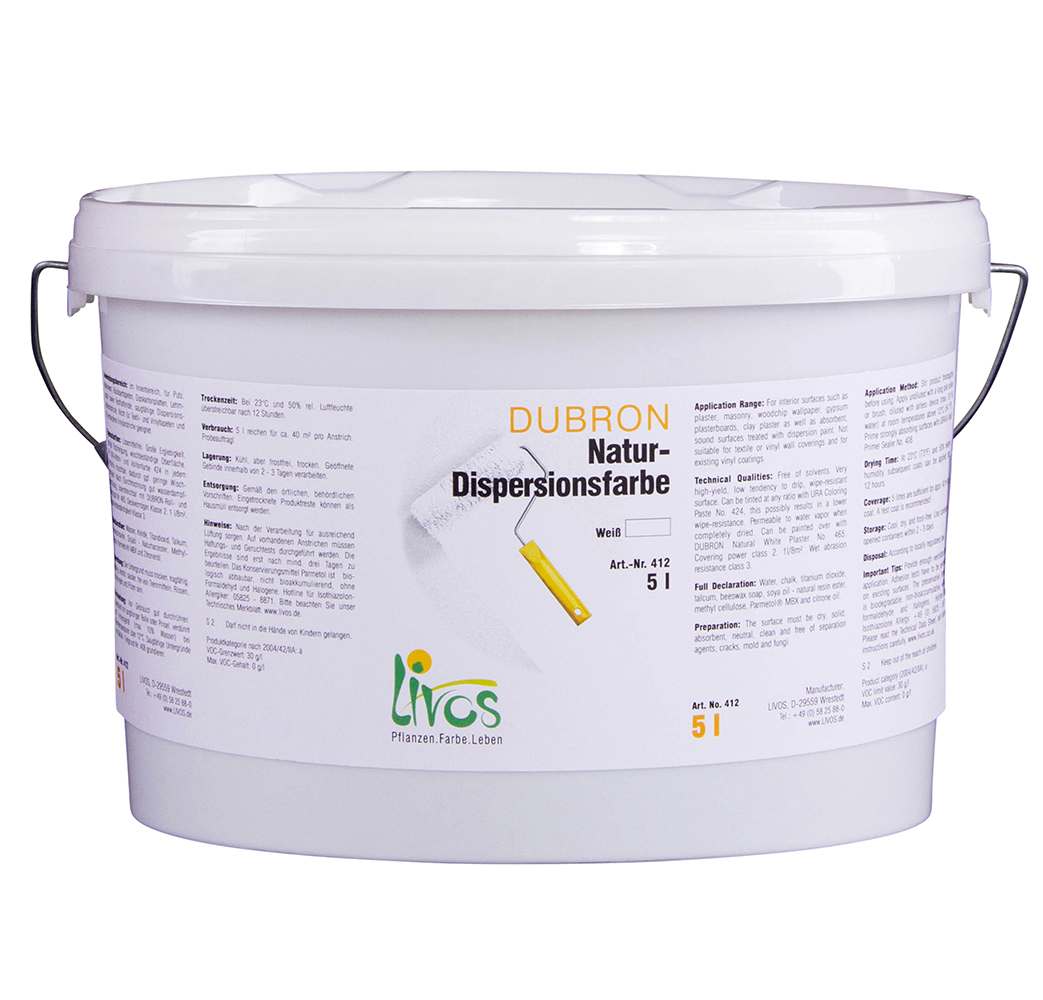 Livos DUBRON Naturdispersionsfarbe Nr. 412