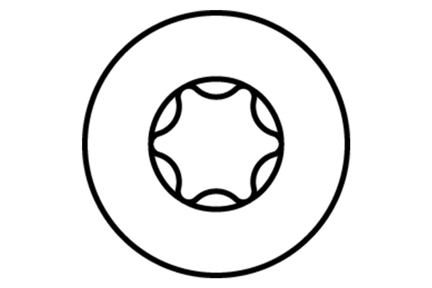 HECO-TOPIX 6 x 50 mm, Tellerkopf