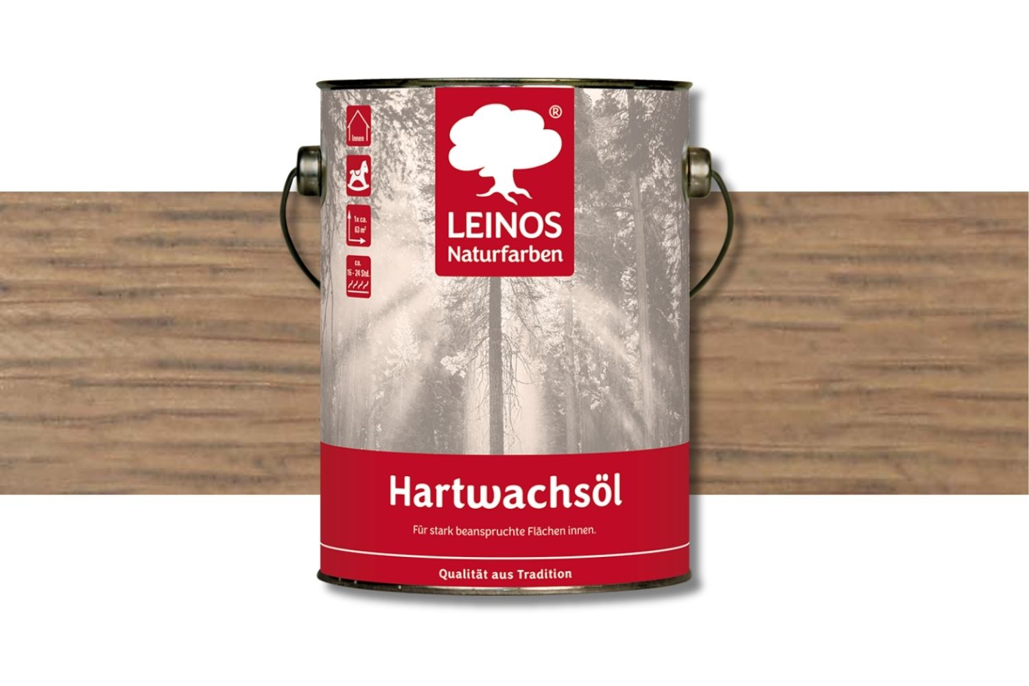 Leinos Hartwachsöl 290 Grau