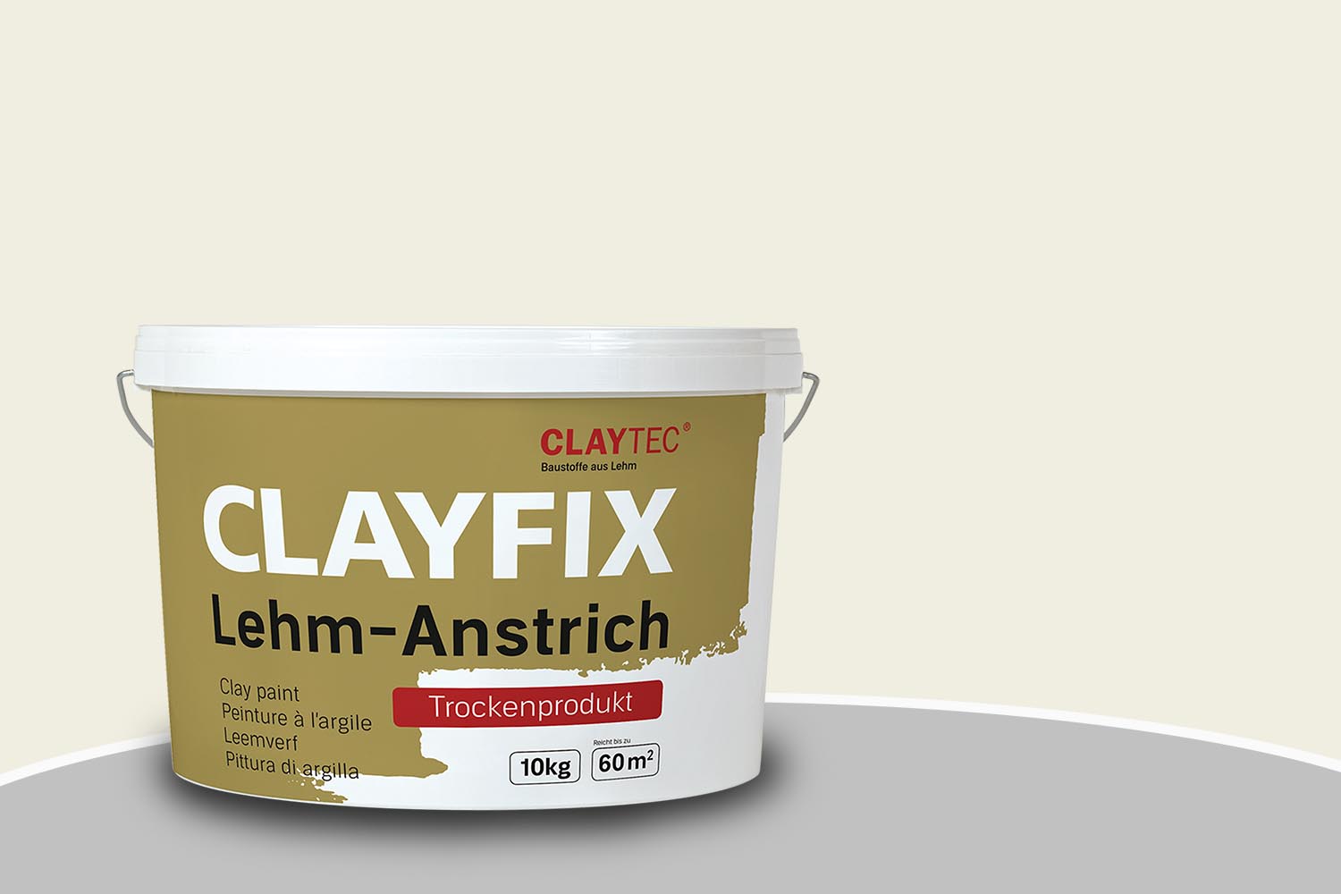 Claytec CLAYFIX Lehm-Anstrich Lilien-Weiss