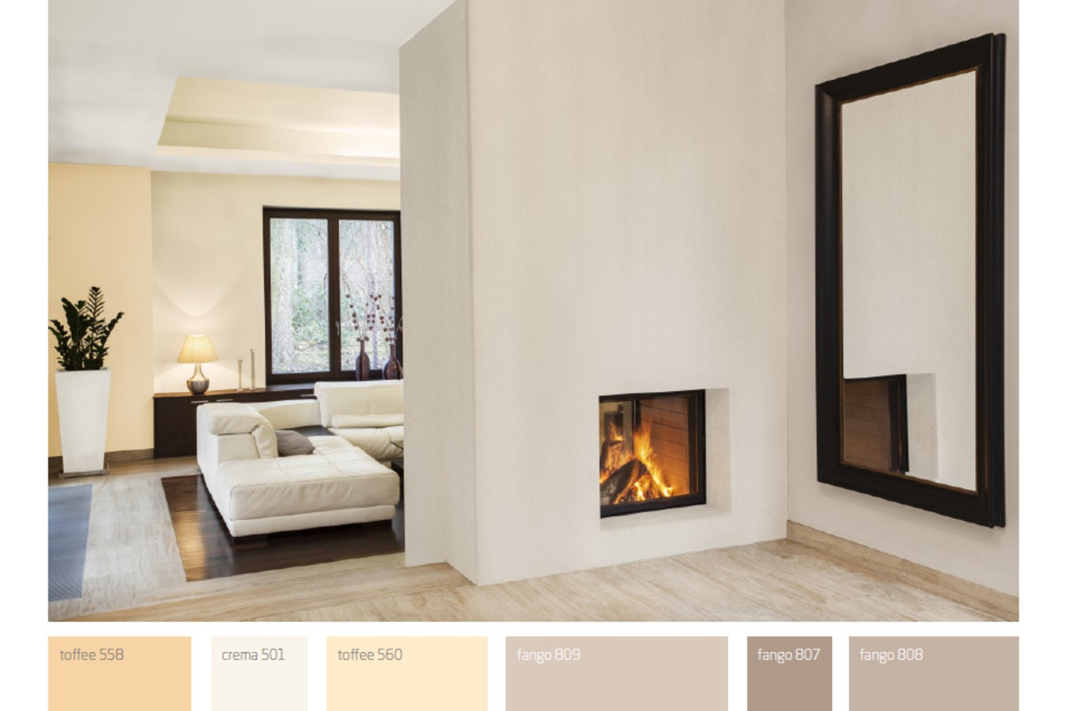 Lesando CAPRICCIO Lehmdekorputz Crema 501