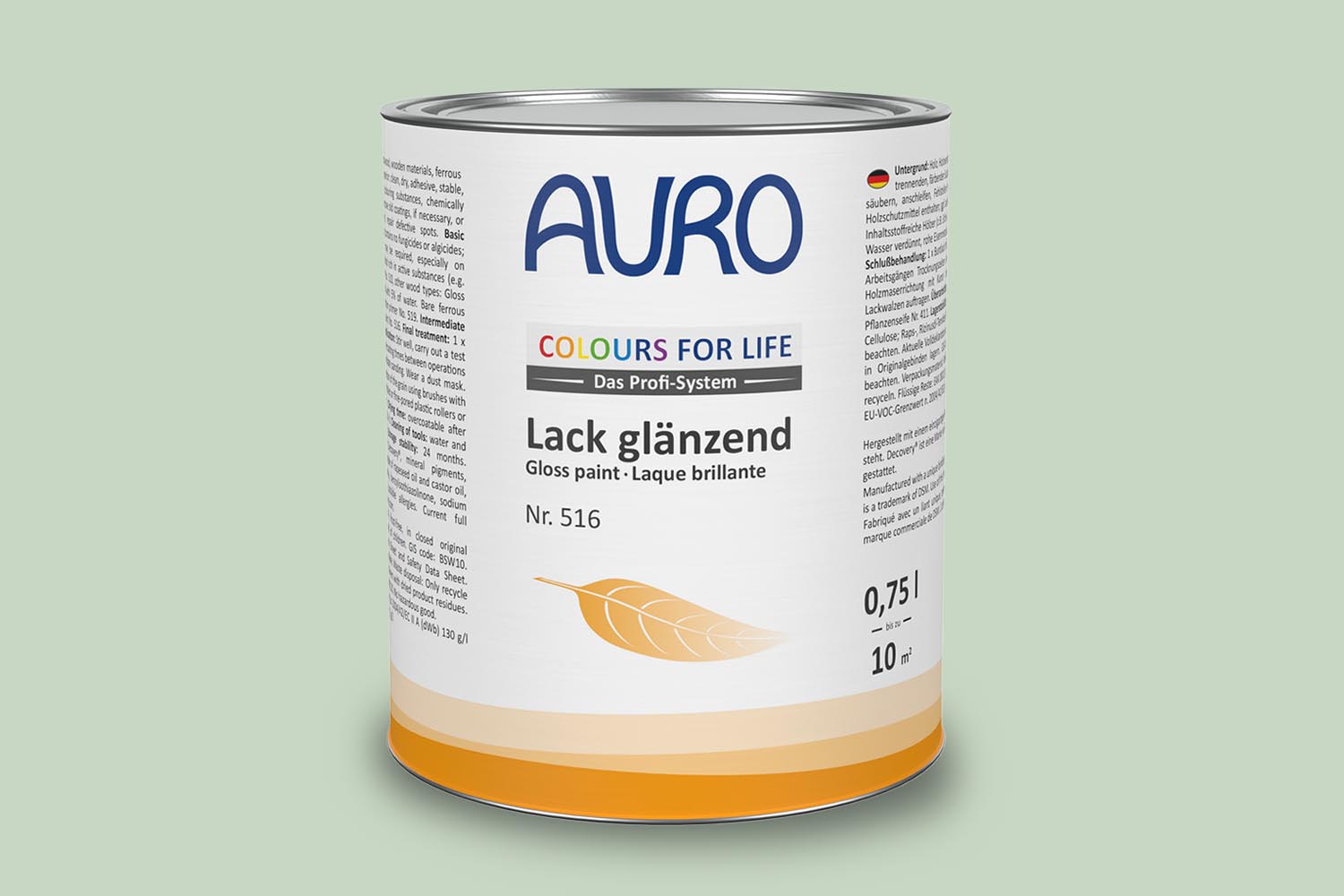 Auro Colours For Life Lack glänzend 516 K65.5 mint chocolate