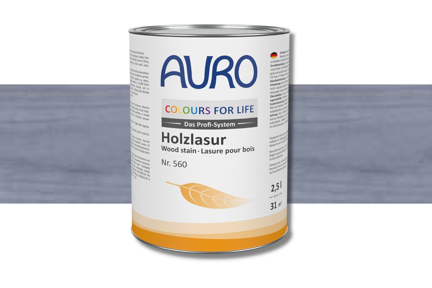 Auro Colours For Life Holzlasur Nr. 560 Thunder