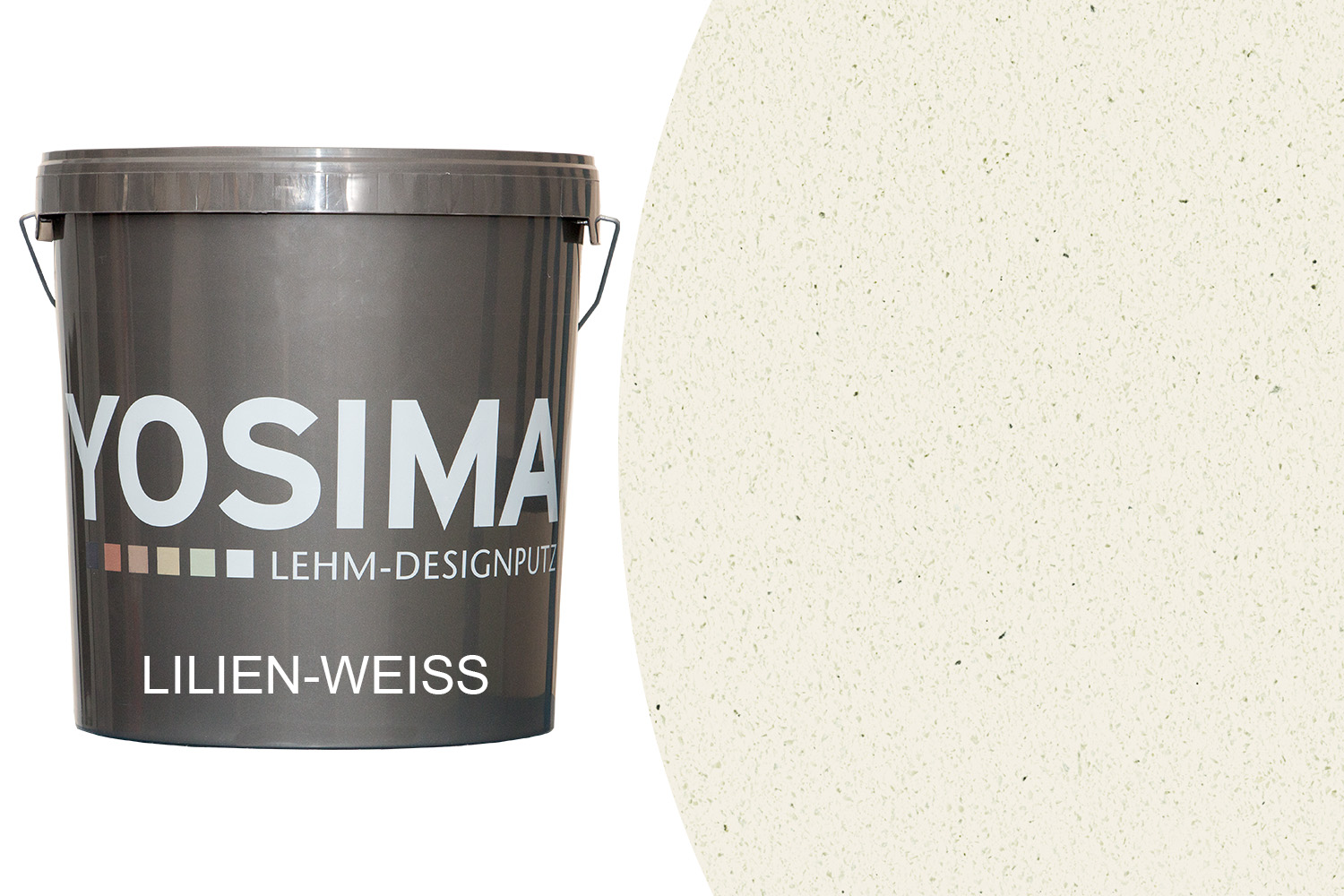 Claytec Yosima Lehm-Designputz Lilien-Weiss