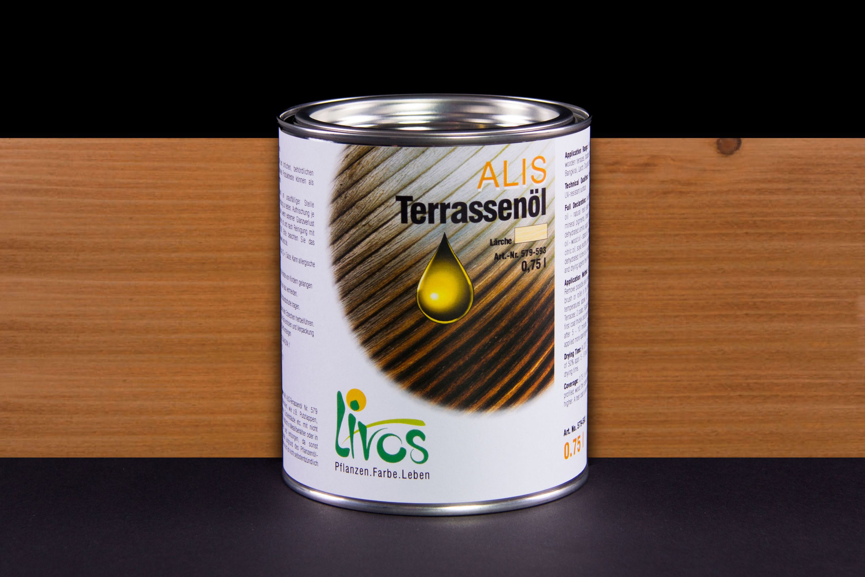 Livos ALIS Terrassenöl Nr. 579 Teak hell
