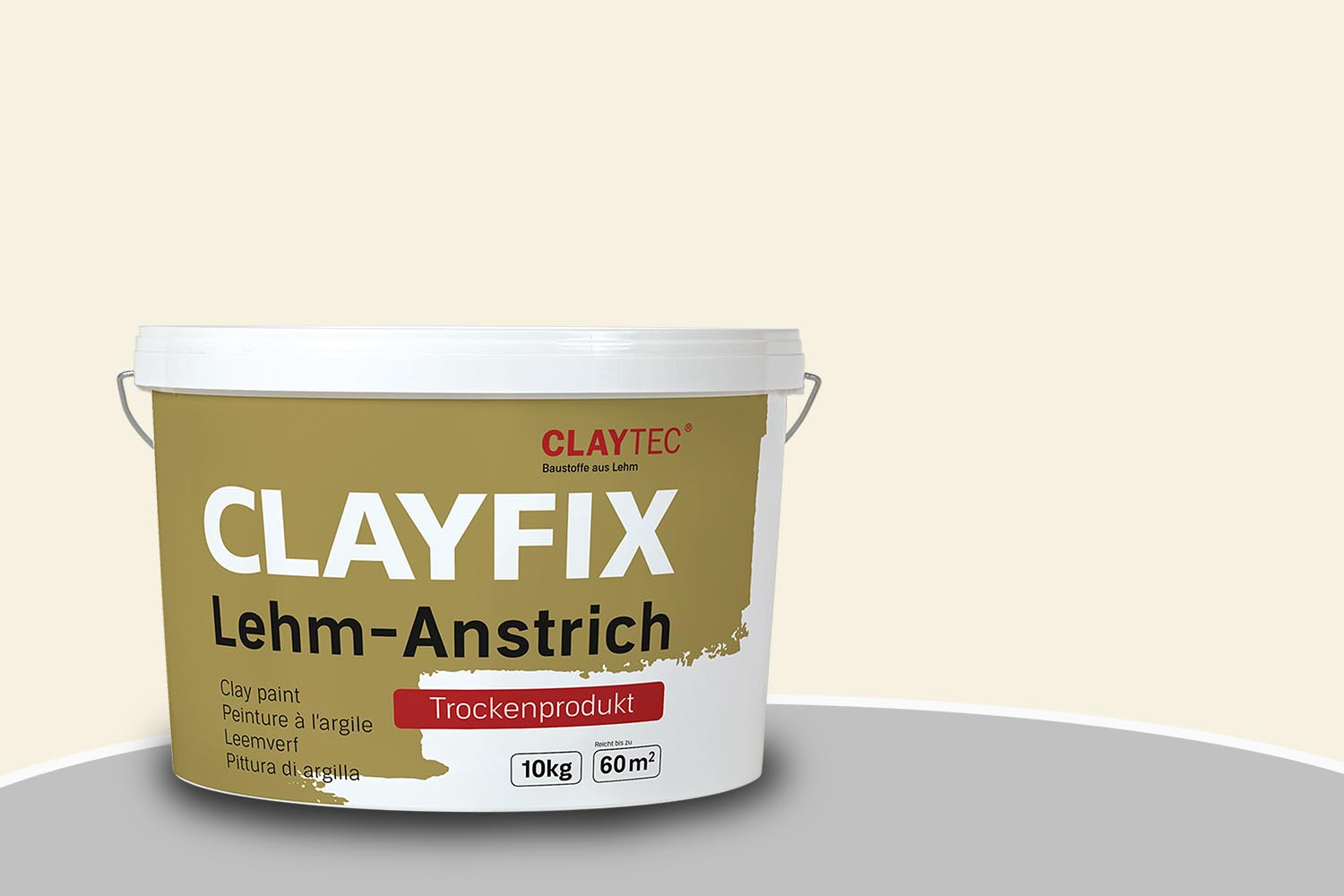 Claytec CLAYFIX Lehm-Anstrich Seiden-Weiss