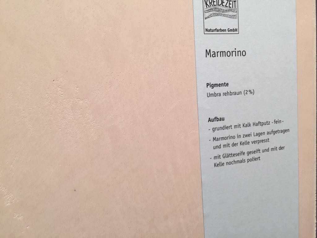 Kreidezeit Marmorino weiß