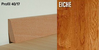 Woodline Sockelleisten Eiche 40/17