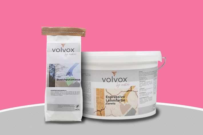 Volvox Lehmstreichputz - Camelia