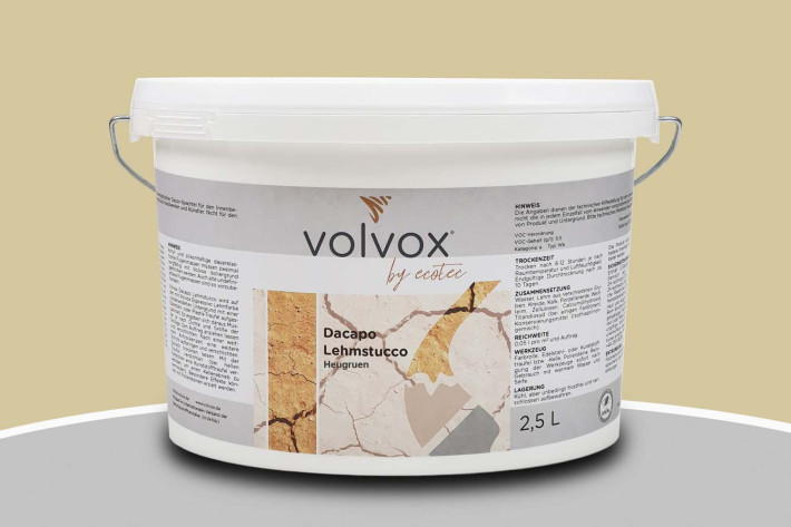 Volvox Dacapo Lehmstucco Heugrün