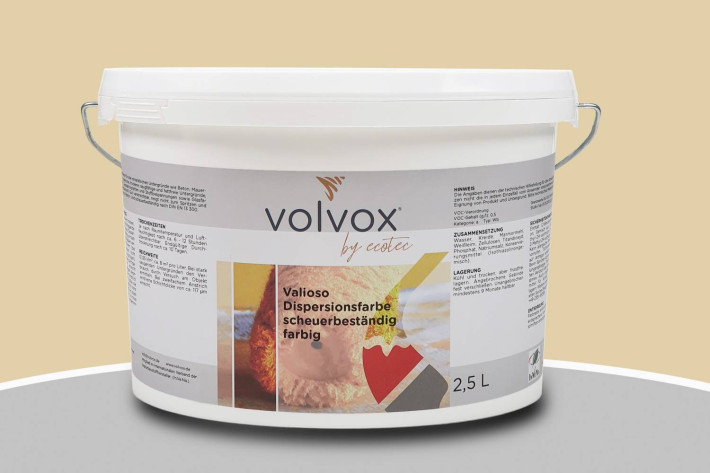 Volvox Valioso Dispersionsfarbe Café Au Lait