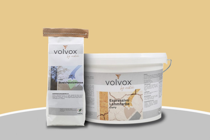 Volvox Lehmstreichputz - Curry