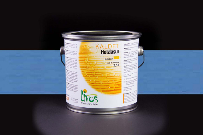 Livos KALDET Holzlasur Nr. 270 - Ultramarin Blau