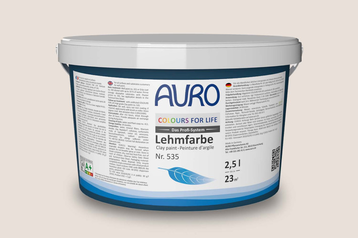 AURO Colours For Life Lehmfarbe - rose fog