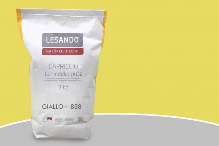 Lesando CAPRICCIO Lehmdekorputz giallo