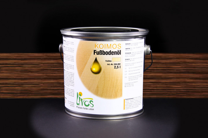 Livos KOIMOS Fußbodenöl Nr. 208 - Black Bean