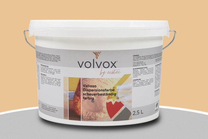 Volvox Valioso Dispersionsfarbe Apricot