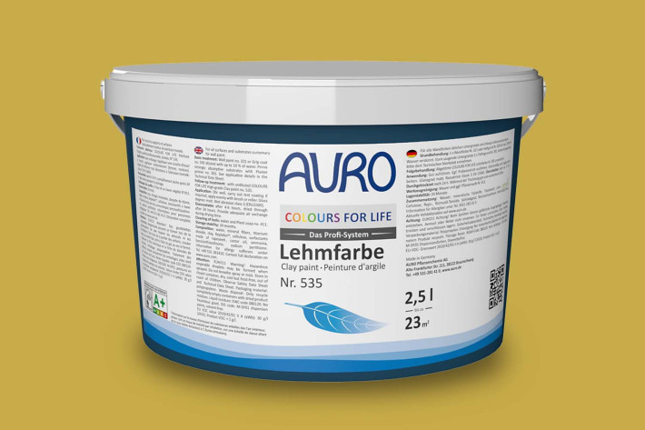 AURO Colours For Life Lehmfarbe - yellow kelp