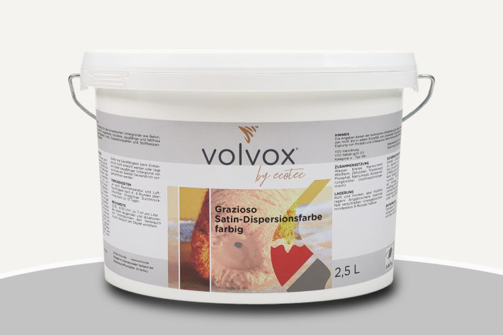 Volvox Grazioso Satin-Dispersionsfarbe Mont Blanc