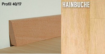 Woodline Sockelleisten Hainbuche 40/17