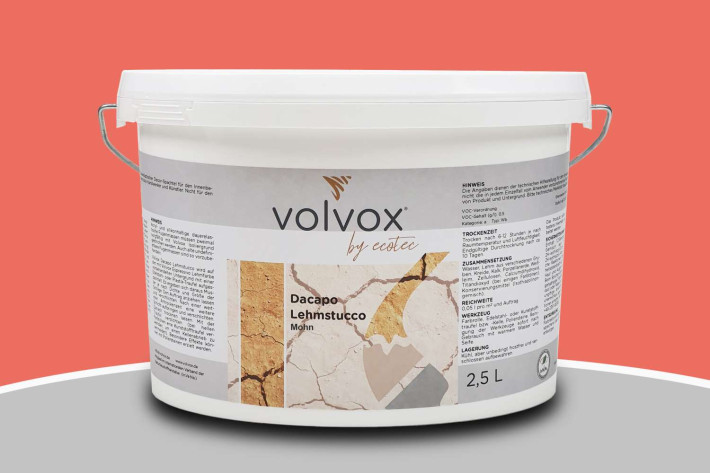 Volvox Dacapo Lehmstucco Mohn