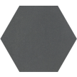 6-61 - ø 16,0 x 1,6 cm - Sechseckplatte Standardfarbe dunkelgrau