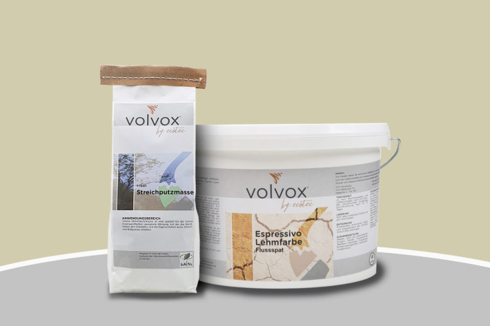Volvox Lehmstreichputz - Fluss Spat