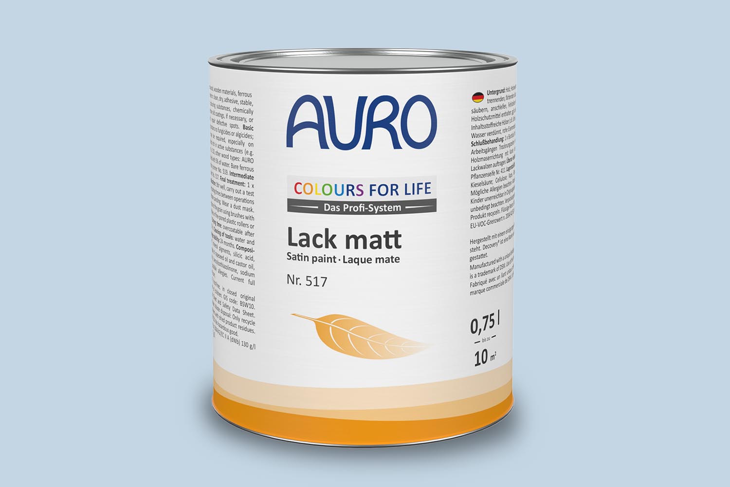 Auro colours for life lack matt 517 whale song 20 naturanum