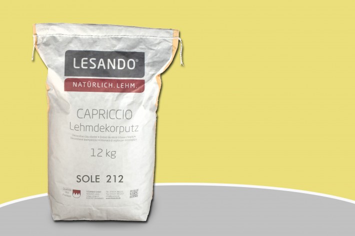 Lesando CAPRICCIO Lehmdekorputz sole, Basiston