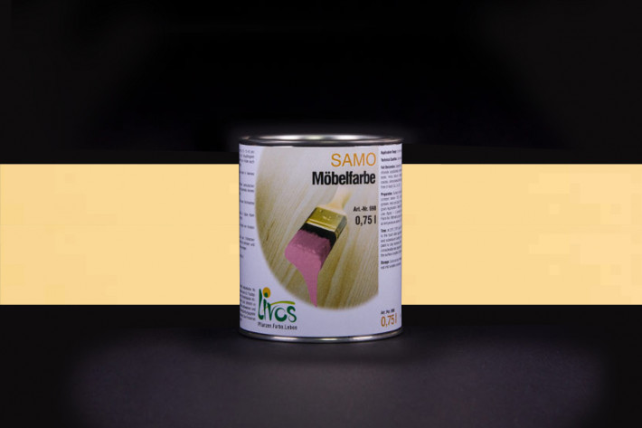 Livos SAMO Möbelfarbe Nr. 698 - Honiggelb