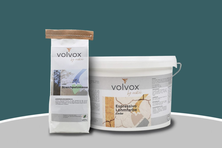 Volvox Lehmstreichputz - Cedar