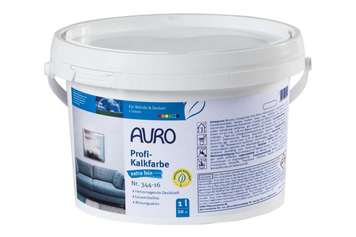 AURO Profi-Kalkfarbe ***EXTRA FEIN*** Nr. 344
