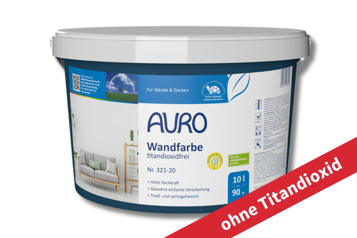 Auro Wandfarbe titandioxidfrei Nr. 321