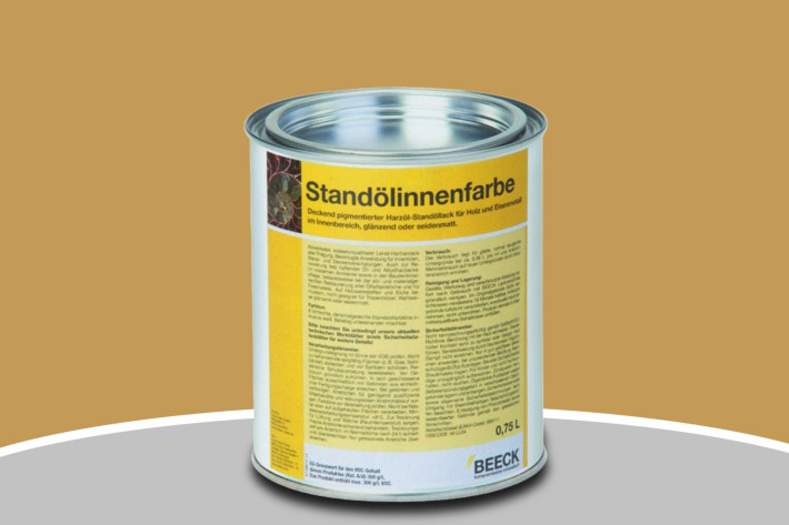 BEECK Standölinnenfarbe seidenmatt Goldgelb 01