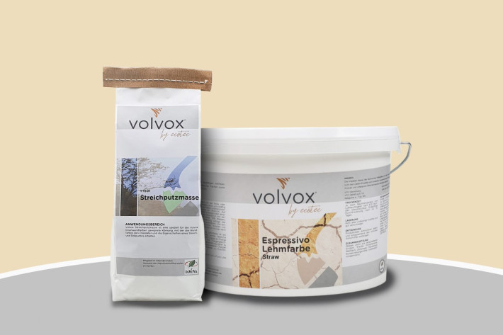 Volvox Lehmstreichputz - Straw
