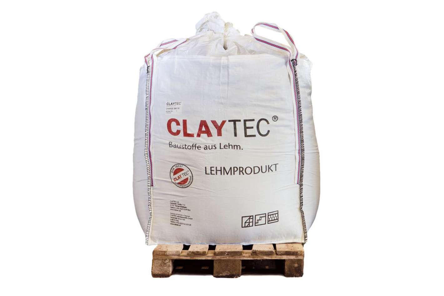 Claytec BlähtonLeichtlehm, erdfeuchtplastisch 1000 kg Big Bag